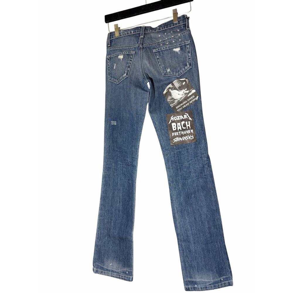 KSUBI MID WASH VINTAGE INDIGO 'SCOOTER' JEANS- SIZE 25 NWT